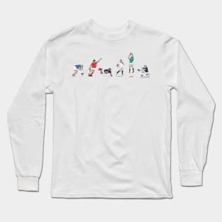 Six Nations rugby players Long Sleeve T-Shirt